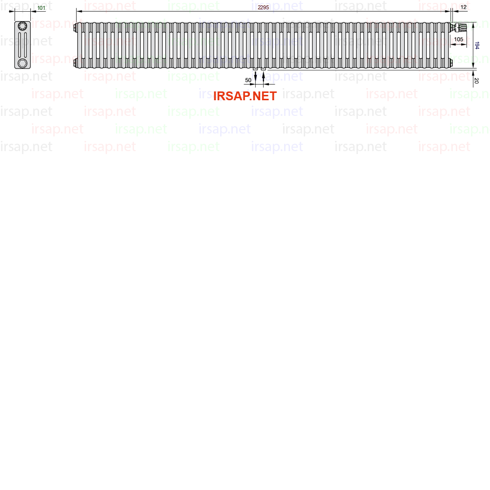 Радиатор IRSAP Tesi 30200/51 T52 CL 01